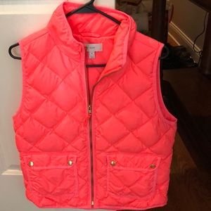 J. Crew size Medium bright pink Vest